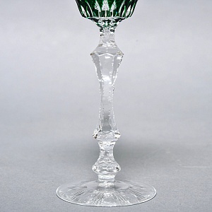 Антикварный Коллекционный Хрустальный Бокал для вина Knittel FAKIRIS, Германия 30 гг.