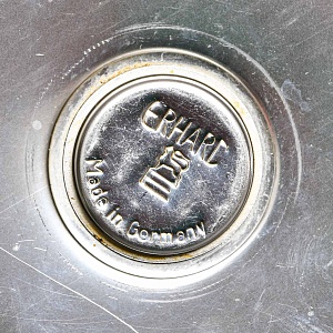 Зелёная Хрустальная Пепельница с механизмом «ЮЛА», NACHTMANN Германия, конец 60-х гг. 