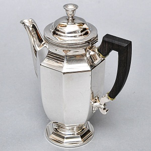 Винтажный Металлический Кофейник - Чайник на 1 л. Silverplated, Christofle Франция. 