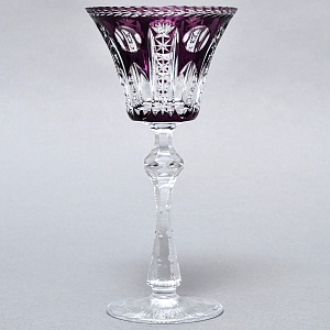 Антикварный Хрустальный Бокал для вина, Knittel FAKIRIS, Германия, конец 30-х гг.