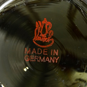 Антикварный Стеклянный кувшин «РЫБКИ», LAUSHE Германия, первая половина ХХ века. 