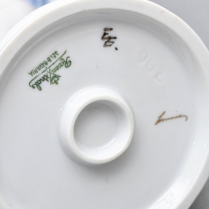 Антикварная Фарфоровая статуэтка «Обнаженная с шарфом», ROSENTHAL Германия - 1924 год. 