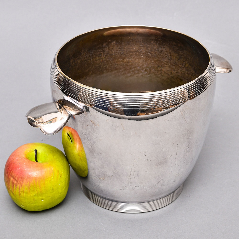 Винтажное Ведёрко для охлаждения шампанского или вина, Silverplate, SHEFFIELD Англия 50 -е годы  ХХ века.