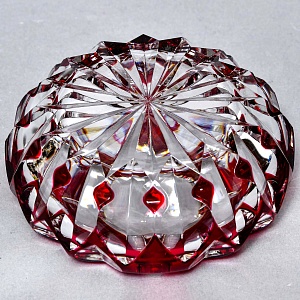 Классическая Хрустальная Пепельница, VAL SAINT LAMBERT Бельгия 60 гг.