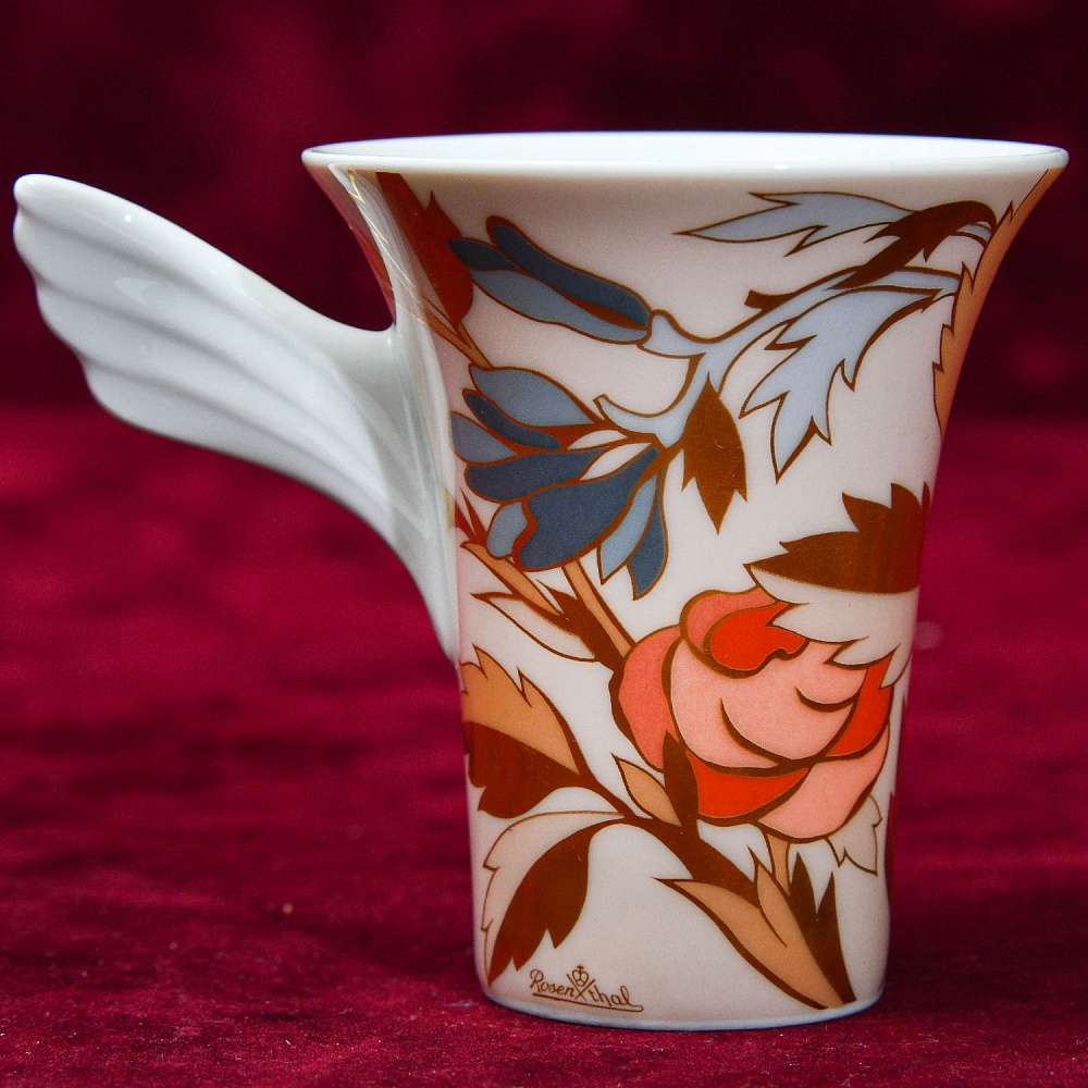 Авторская Коллекционная Кофейная Пара «Миф», фарфор Rosenthal, Германия.