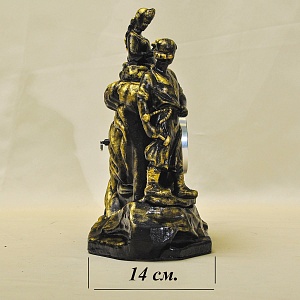 Чугунные Механические Настольные часы «Каменный Цветок», ЧЧЗ - МОЛНИЯ СССР-1967 год. 