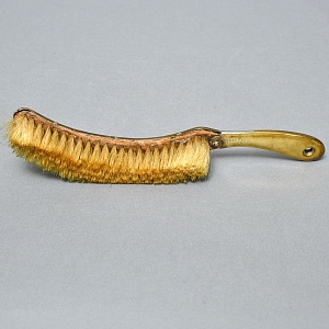 Старинная Щётка с Совком для уборки крошек со стола, металл  Германия, начало ХХ века.