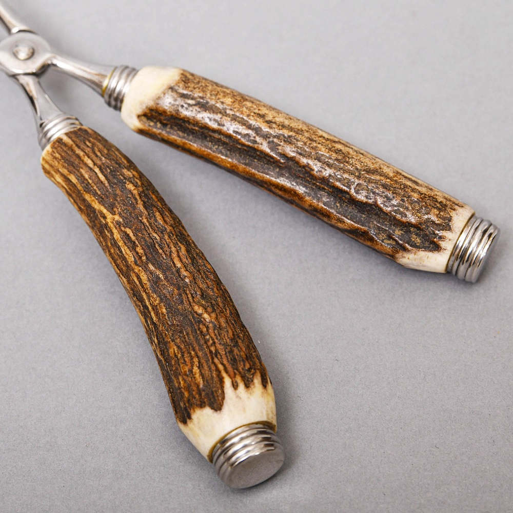 Щипцы для гриля серия «Охота» в деревянной коробке, Германия, Wickuler Solingen, 80 -е годы ХХ века.