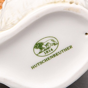 Коллекционная Фарфоровая статуэтка «Обезьяна на пеньке», Hutschenreuther Германия.