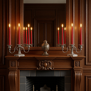 Пара Антикварных Канделябров Подсвечников Silverplated, SHEFFIELD Англия начало ХХ век.