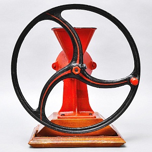 Большая Антикварная Чугунная Ручная Механическая Мельница - Кофемолка, Германия начало ХХ века. 