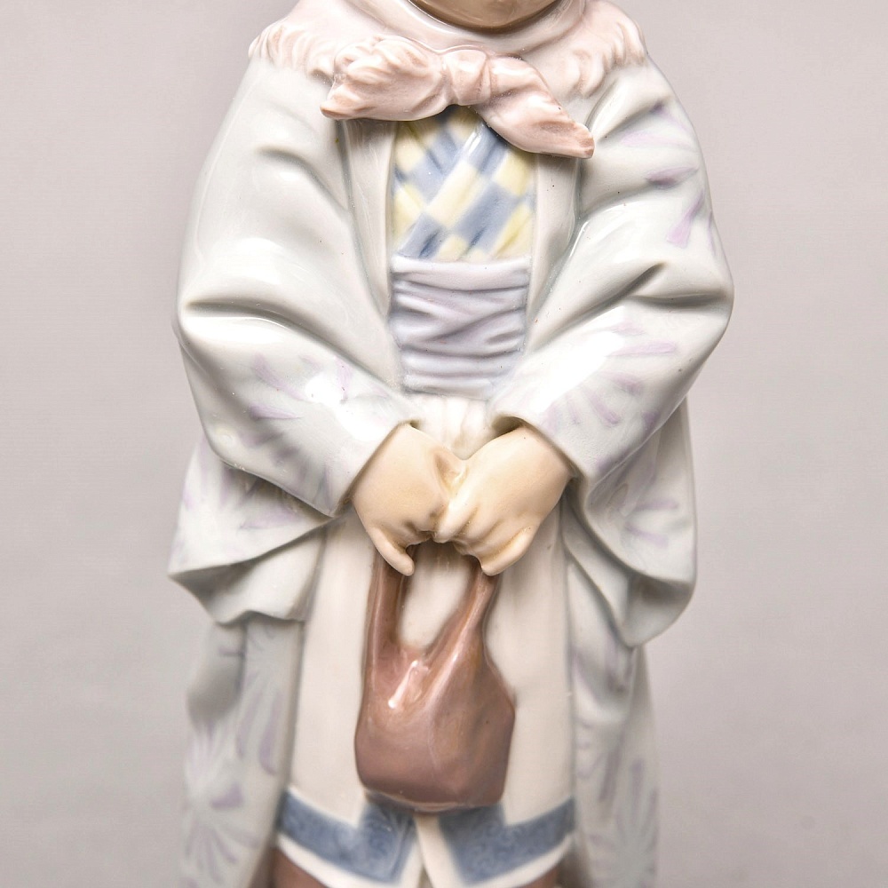 Редкая! Коллекционная Фарфоровая Статуэтка «Японская женщина», Lladro Испания.
