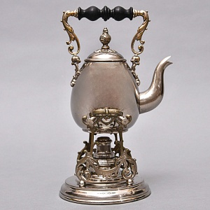 Небольшая Бульотка - Чайник - Запарник, Металл Silverplated, Англия, первая половина ХХ века. 
