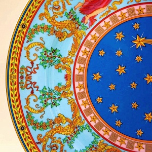 Коллекционная Тарелка - Блюдо «РОЖДЕНИЕ» Фарфор, VERSACE, Rosenthal Германия -1997 год.