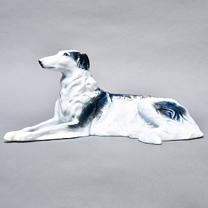 Коллекционная статуэтка «ОХОТНИЧЬЯ СОБАКА. Русская псовая борзая», Фарфор ROSENTHAL Германия.