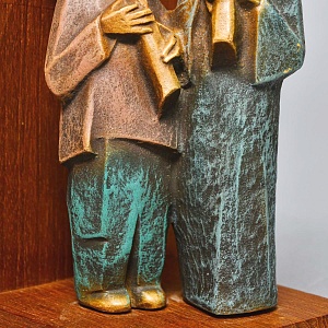 Букенды - Держатель - Ограничитель - Подставка для книг «Маленькие Музыканты», Дерево Германия - 60 гг.