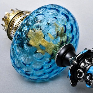 Старинная Керосиновая Лампа с Механизмом Hersteller Berlin, Германия 1920 -1925 год.